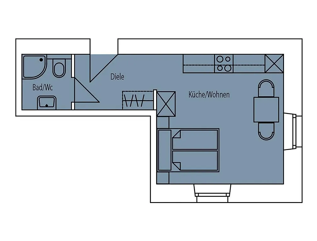 Apartment Kasperhof Appartements Innsbruck Top 1 - 5