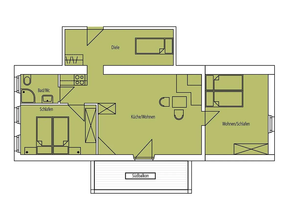Kasperhof Appartements Innsbruck Top 1 - 5 Apartment